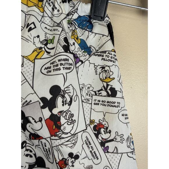 Walt Disney World Parks Comic Strip Mickey Mouse Drawstring Cinch Bag Backpack - Picture 10 of 15